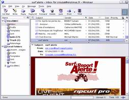Copie d'cran de Mozilla Thunderbird